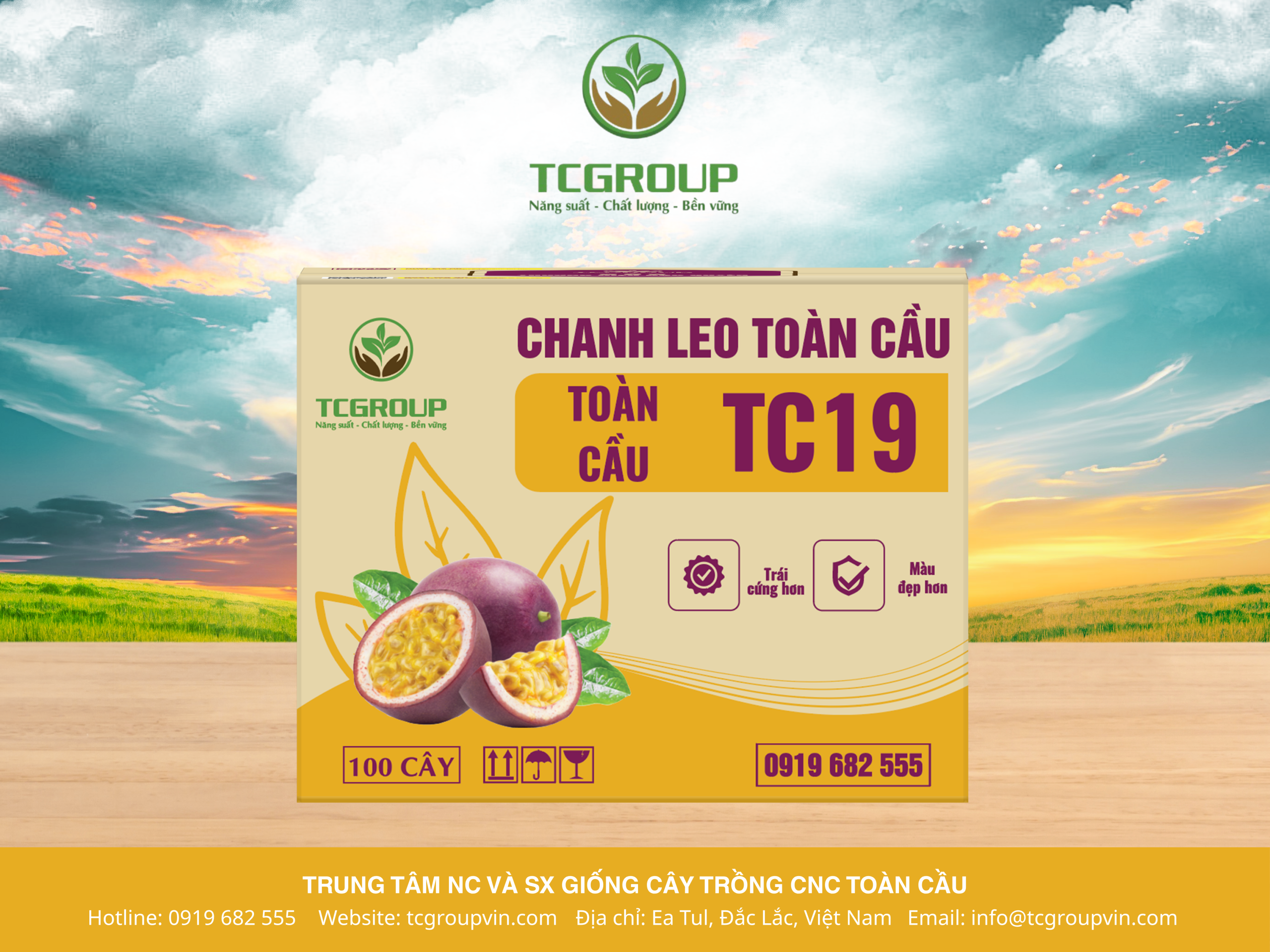Giống chanh dây Tai Non One Toàn Cầu