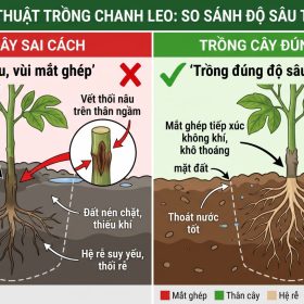 xử lý bệnh thối cổ rễ và đốm nâu trên chanh leo