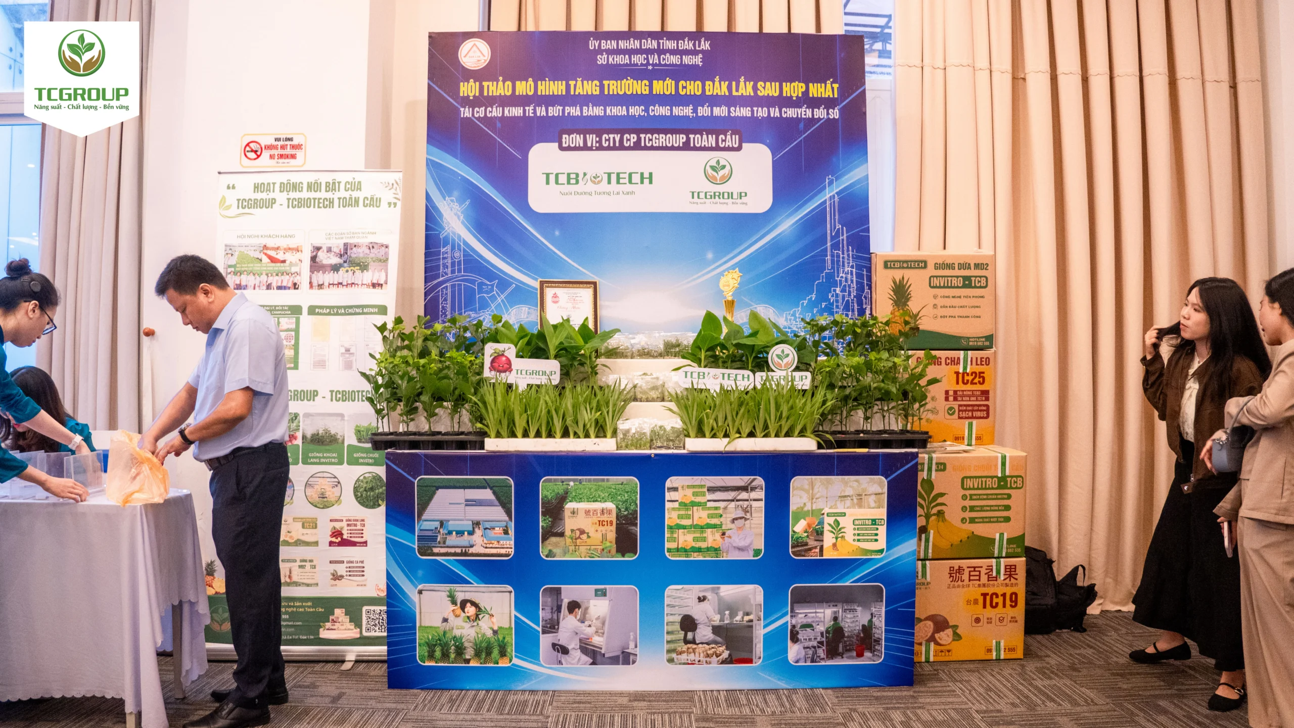 Gian hàng trưng bày của TCGROUP - TCBIOTECH